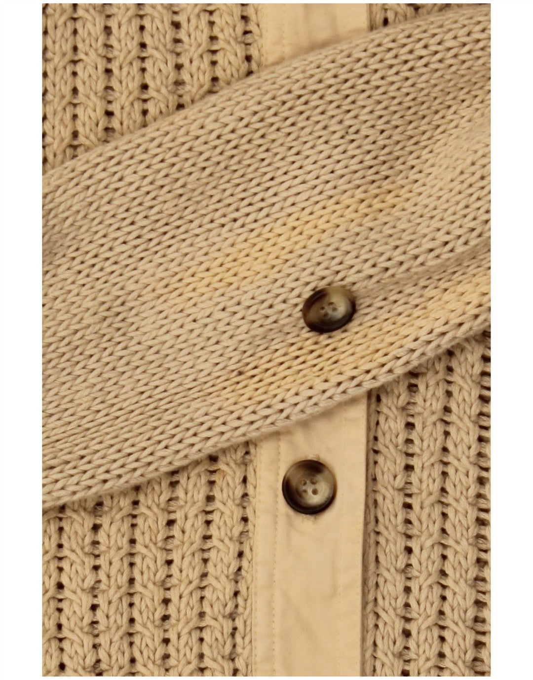 Sweter damski Massimo Dutti UK 12, średni beż, bawełna