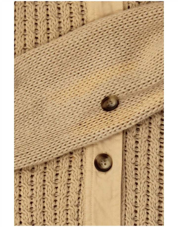 Sweter damski Massimo Dutti UK 12, średni beż, bawełna