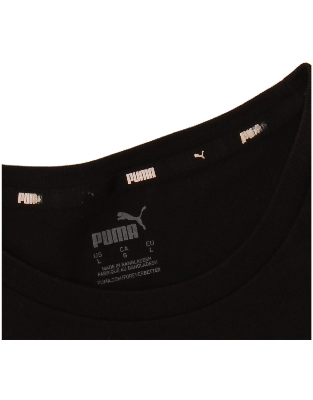 Męski T-shirt z grafiką Puma, duży, czarny