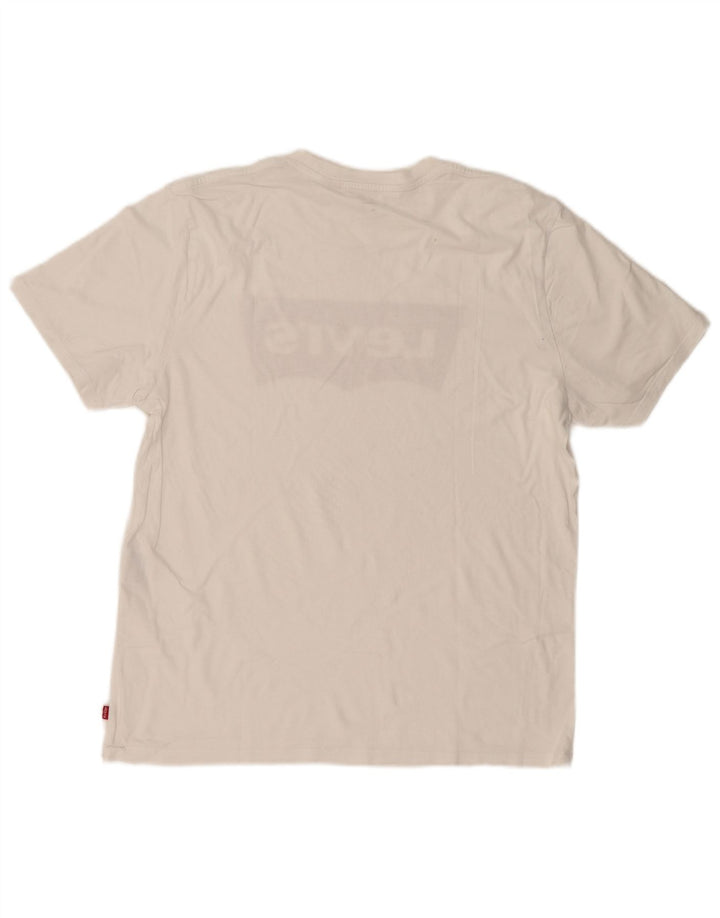 Męski T-shirt z grafiką Levi's Top XL, biały