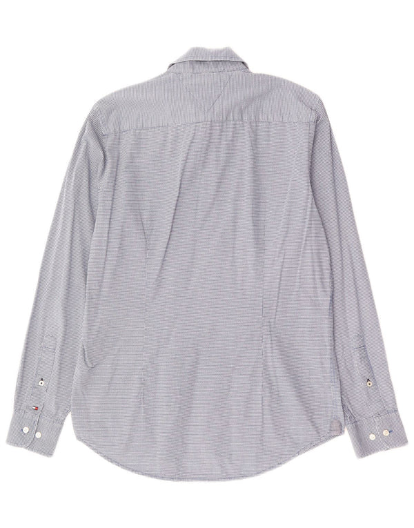 Męska koszula slim fit TOMMY BAHAMA w średnią niebieską kratkę, bawełniana