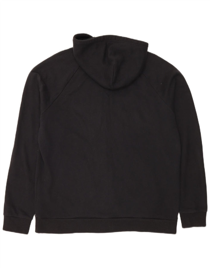 Męski sweter z kapturem i zamkiem Under Armour, duży, czarny, bawełniany