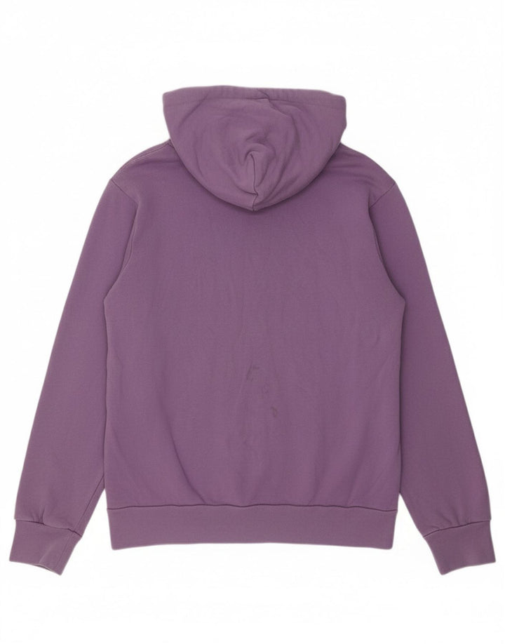 ADIDAS Mens Graphic Hoodie Jumper Small Purple