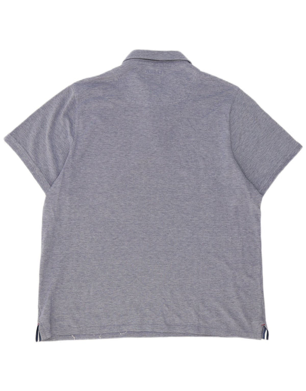Męska koszulka polo Joules Slim Fit 2XL, granatowa, bawełniana