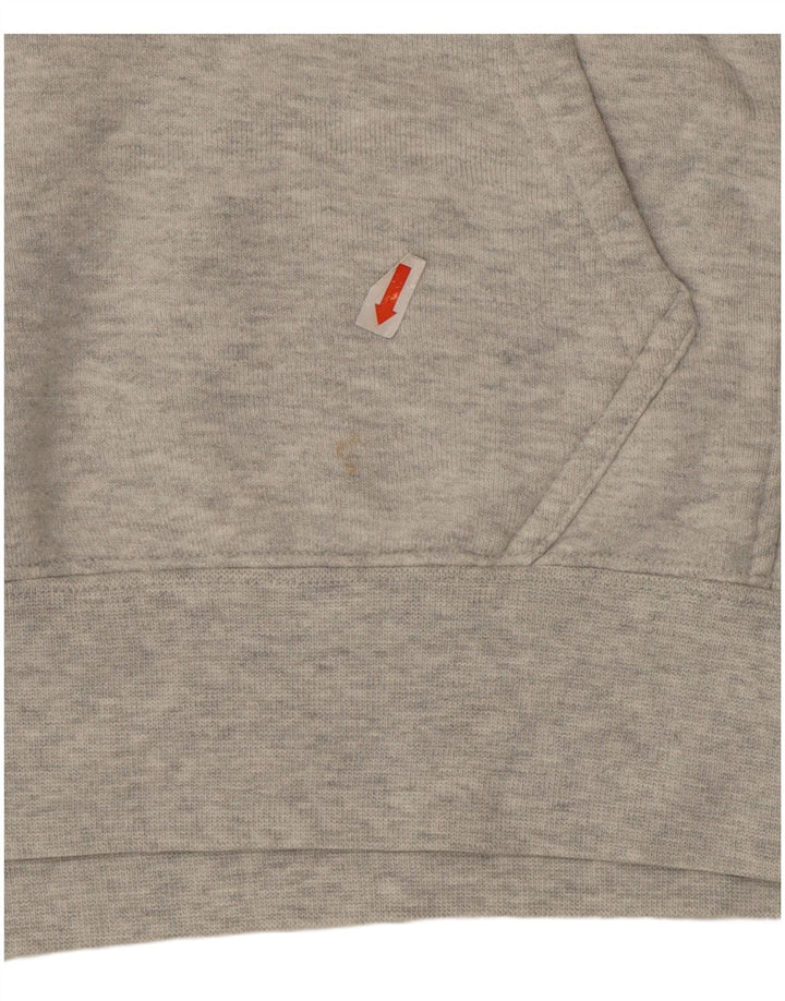 Damska bluza z kapturem Adidas, UK 14, średnia szara bawełna