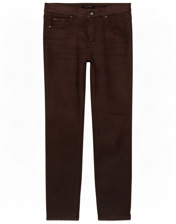 Damskie spodnie woskowane Massimo Dutti EU 40 Medium W30 L29 brązowe