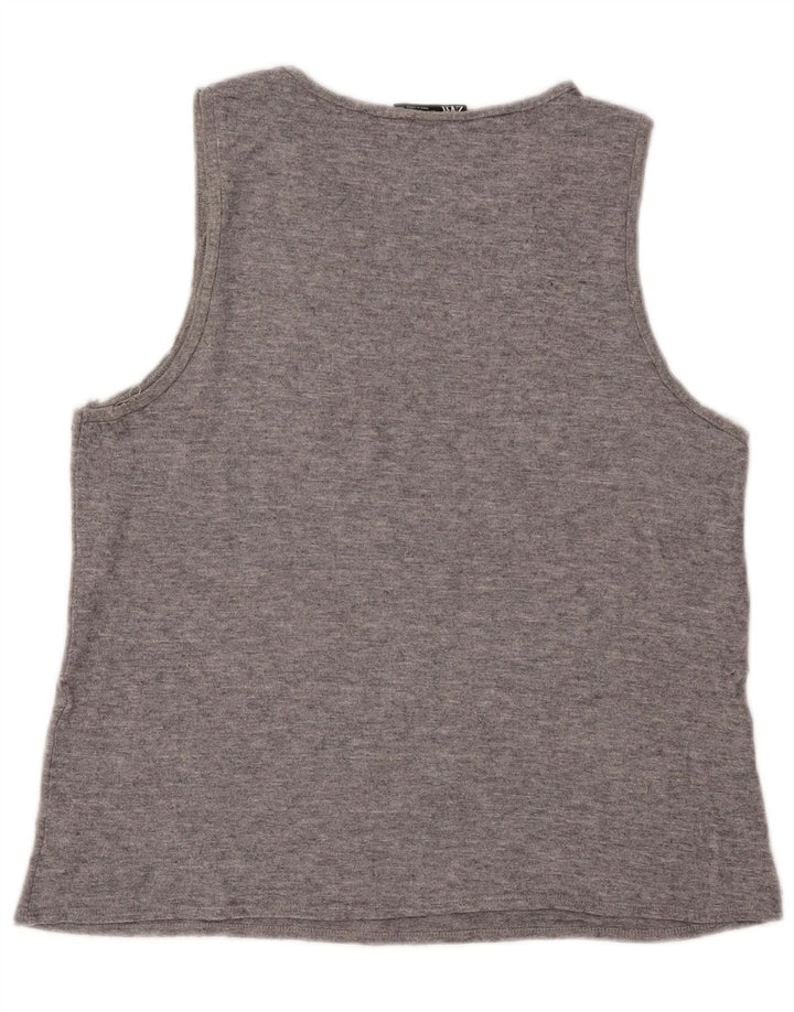 Damska kamizelka Zara Top UK 16 Large Grey Fair Isle