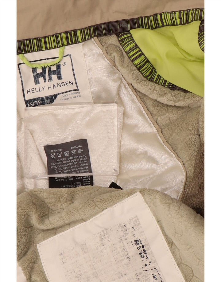 HELLY HANSEN Damska kurtka wiatrówka oversize z kapturem UK 6 XS w kolorze białym