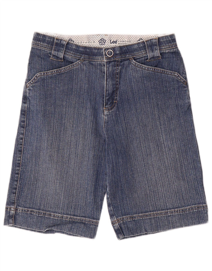 Damskie spodenki jeansowe Lee US 6 Medium W28, niebieska bawełna