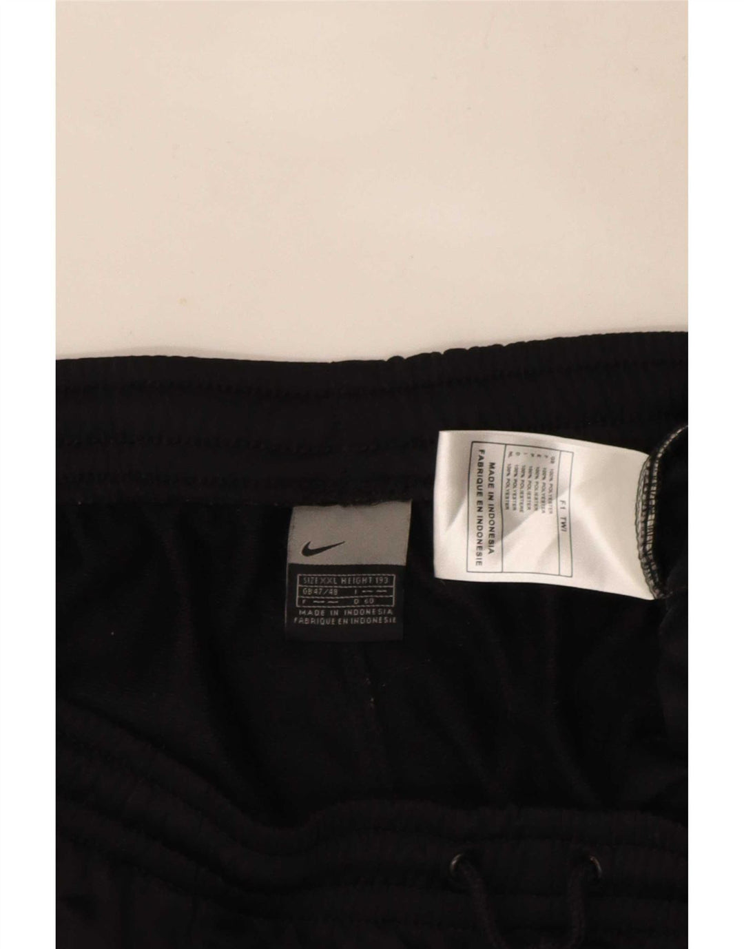 Męskie spodnie dresowe Nike UK 47/48 2XL Czarny poliester