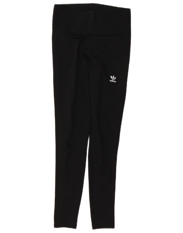 Legginsy damskie Adidas UK 12, średni czarny poliester