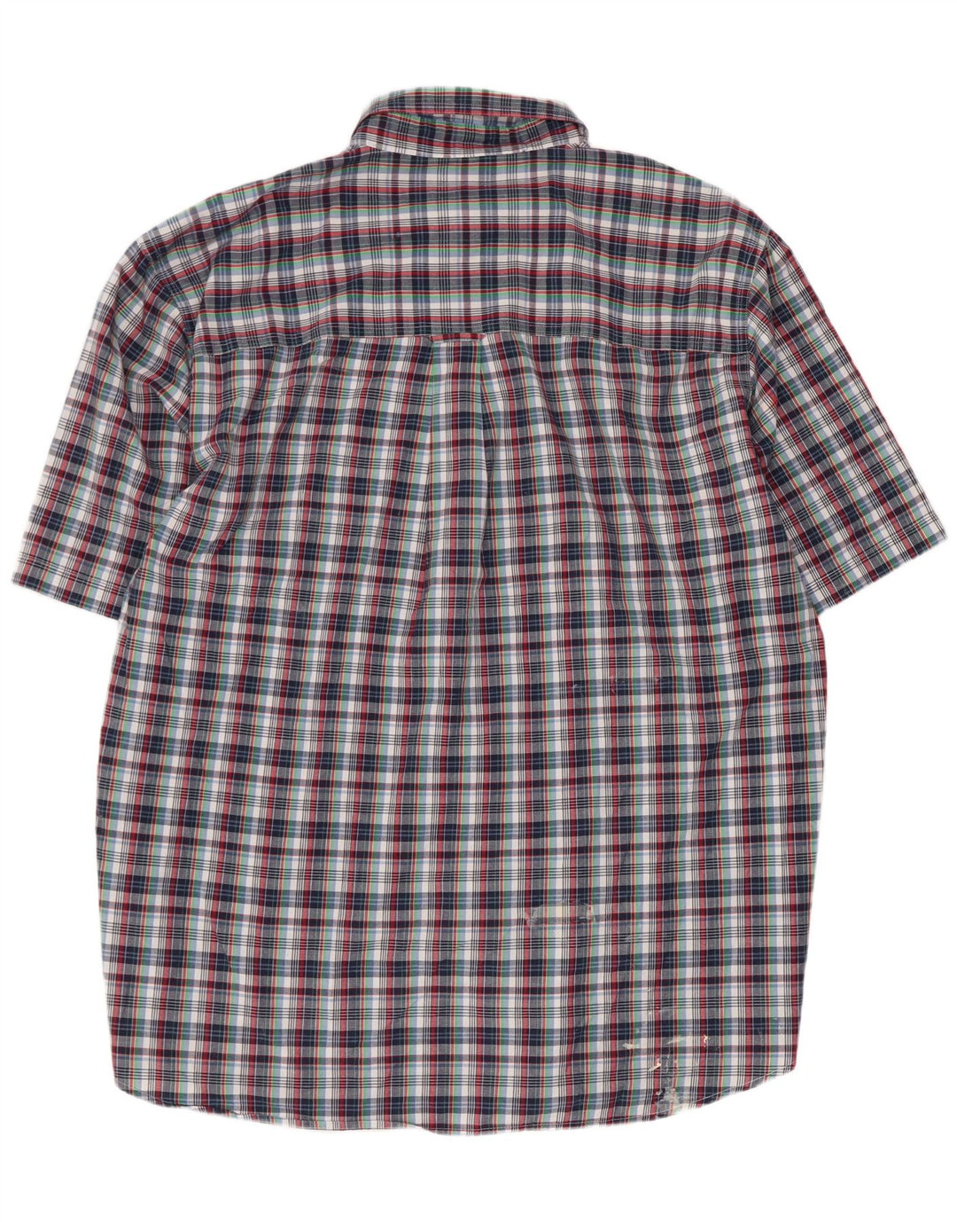 Męska koszula z krótkim rękawem Chaps Easy Care, 2XL, wielobarwna, bawełniana krata
