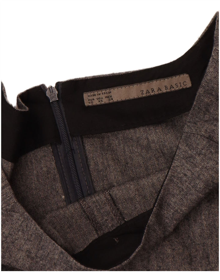 Damska sukienka typu shift Zara UK 6 XS Szara, nakrapiana wiskoza