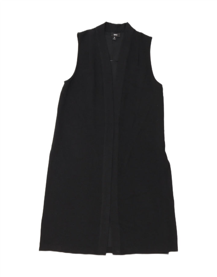 MOSSIMO Womens Longline Cardigan Top UK 10 Small Black Polyester Vintage Mossimo and Second-Hand Mossimo from Messina Hembry 