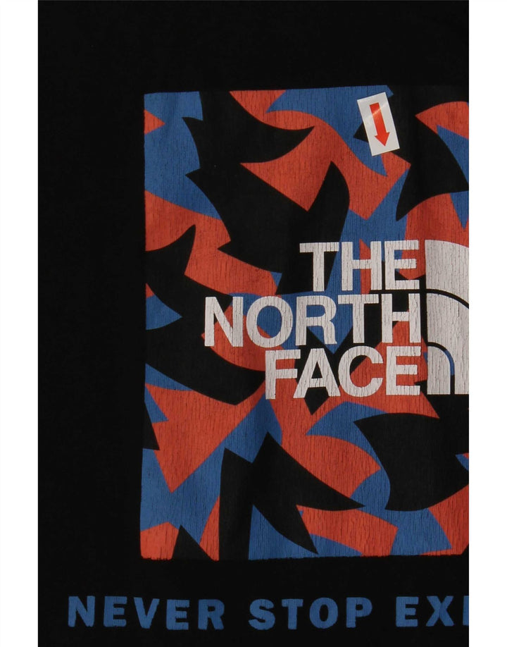 Męski T-shirt z grafiką The North Face, bawełniany, średni czarny