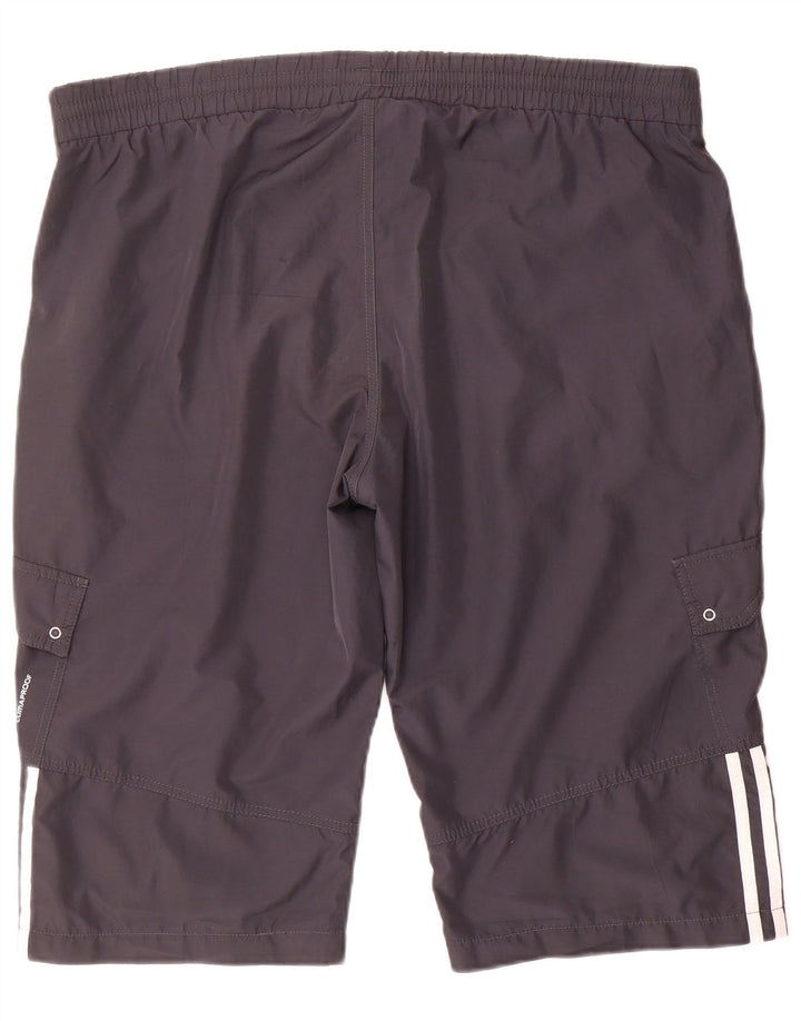 Damskie spodenki sportowe Adidas UK 22 2XL Szary poliester