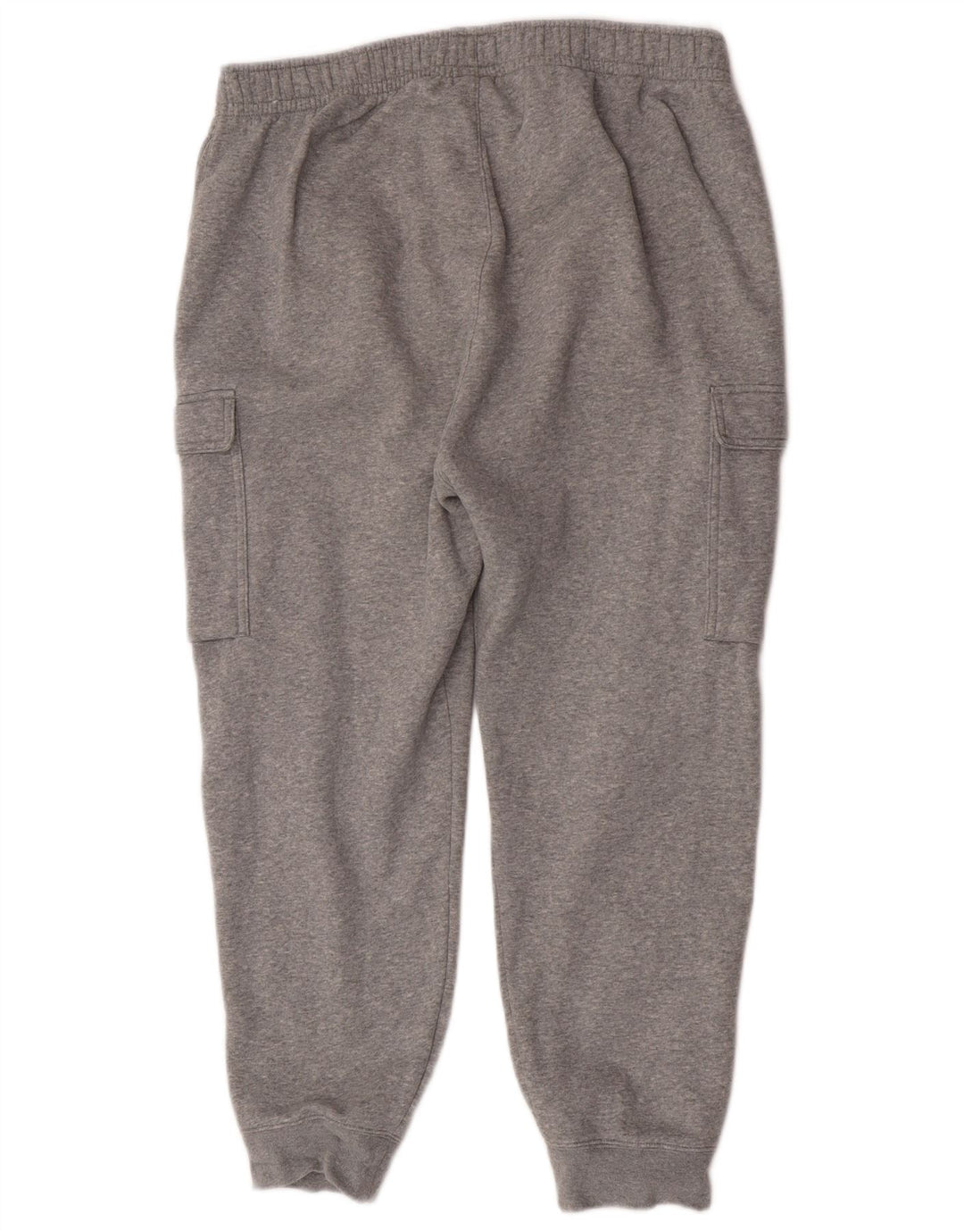 Męskie spodnie dresowe Nike Cargo, duże, szare, bawełniane