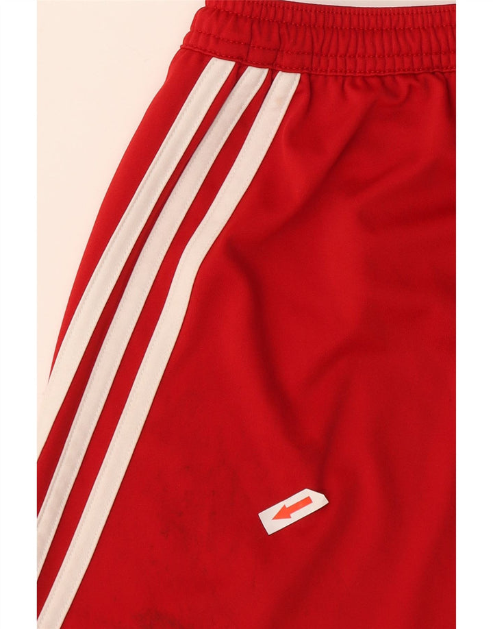 Męskie spodenki sportowe Adidas Climalite, mały, czerwony, kolorowy poliester