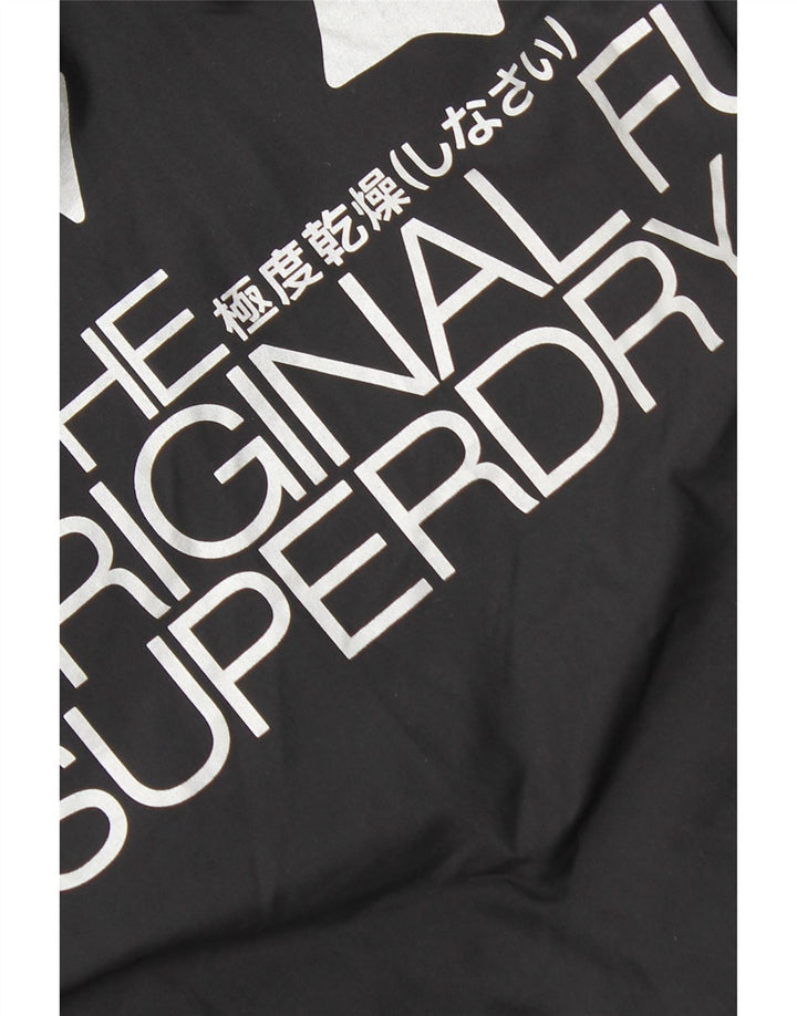 Damska wyściełana kurtka z kapturem Superdry UK 14, średni bordowy nylon