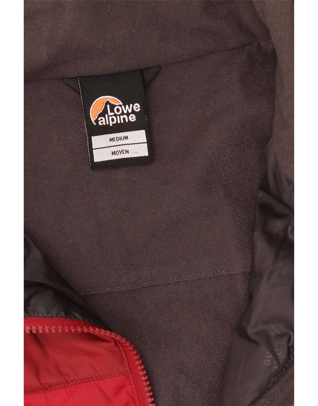 Męska ocieplana kurtka Lowe Alpine UK 38 Nylon w kolorze średniej czerwieni