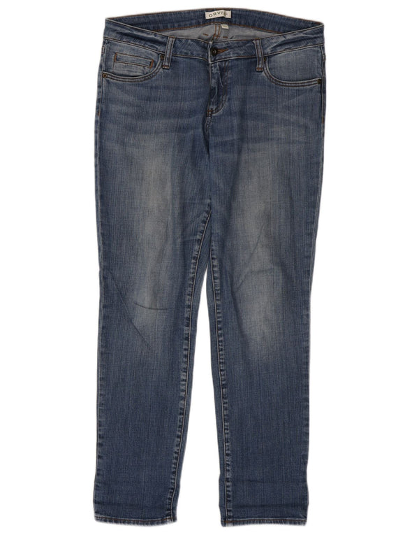 Damskie jeansy Orvis Slim US 8 Medium W34 L30 Niebieskie bawełniane