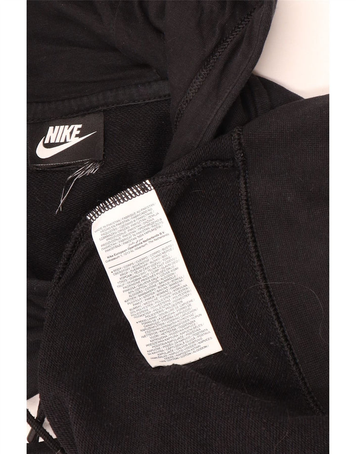 Męski sweter z kapturem Nike z grafiką XL, czarny, bawełniany