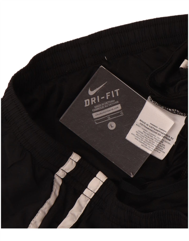 Damskie spodenki sportowe Nike Dri Fit UK 16, duże, czarne, poliestrowe