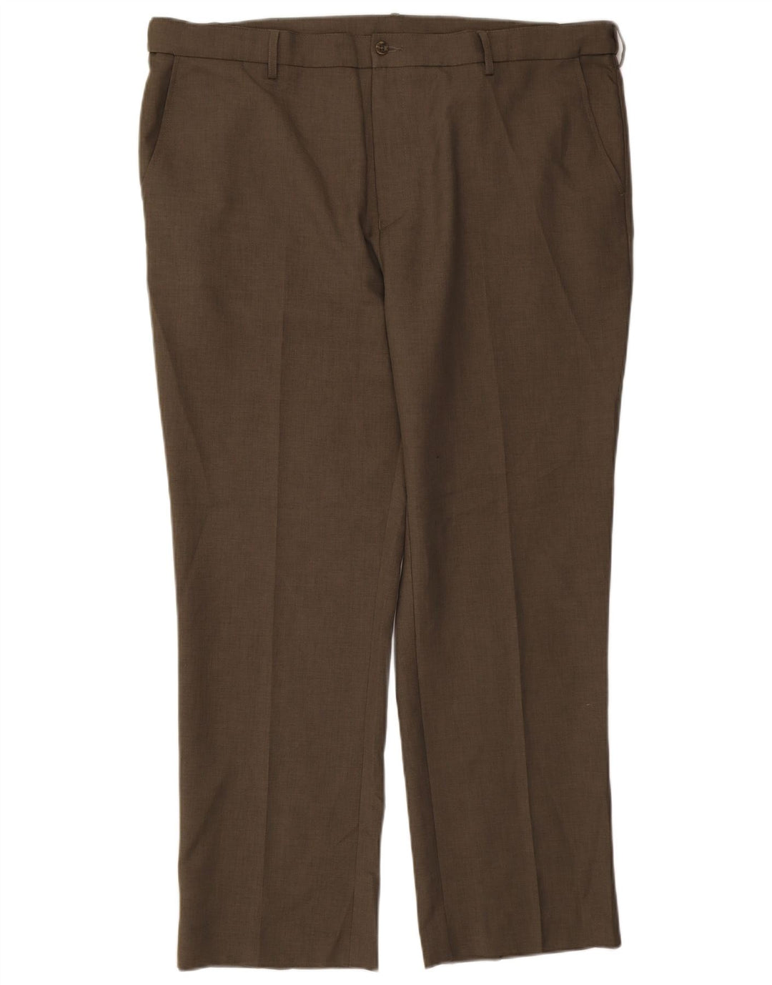 Męskie proste spodnie chino Farah W44 L31 Khaki poliester