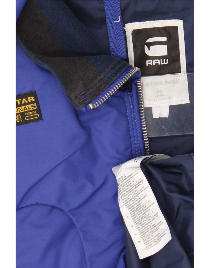 Męska kurtka wiatrówka G-Star UK 42 XL Niebieski nylon