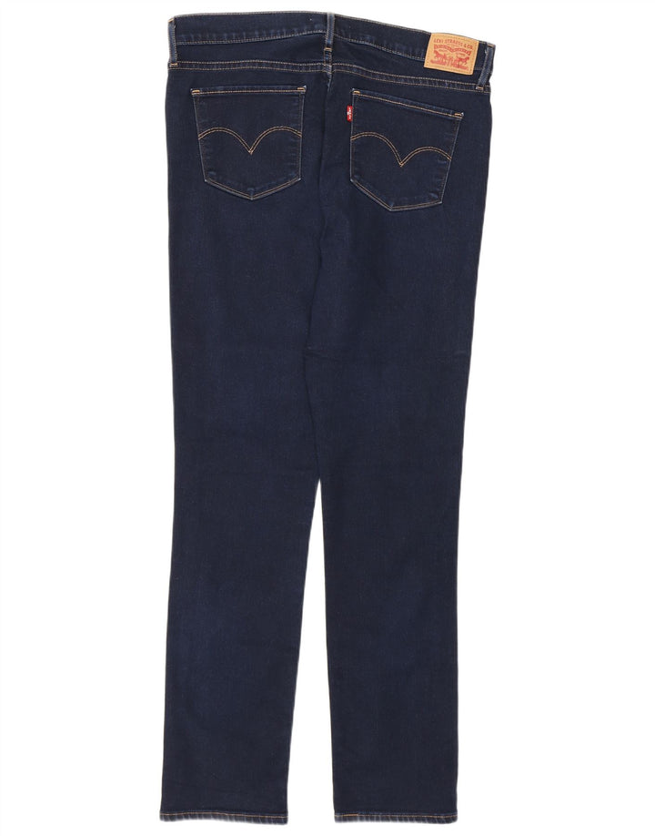 Damskie jeansy Levi's 312 Shaping W31 L30 Granatowa bawełna