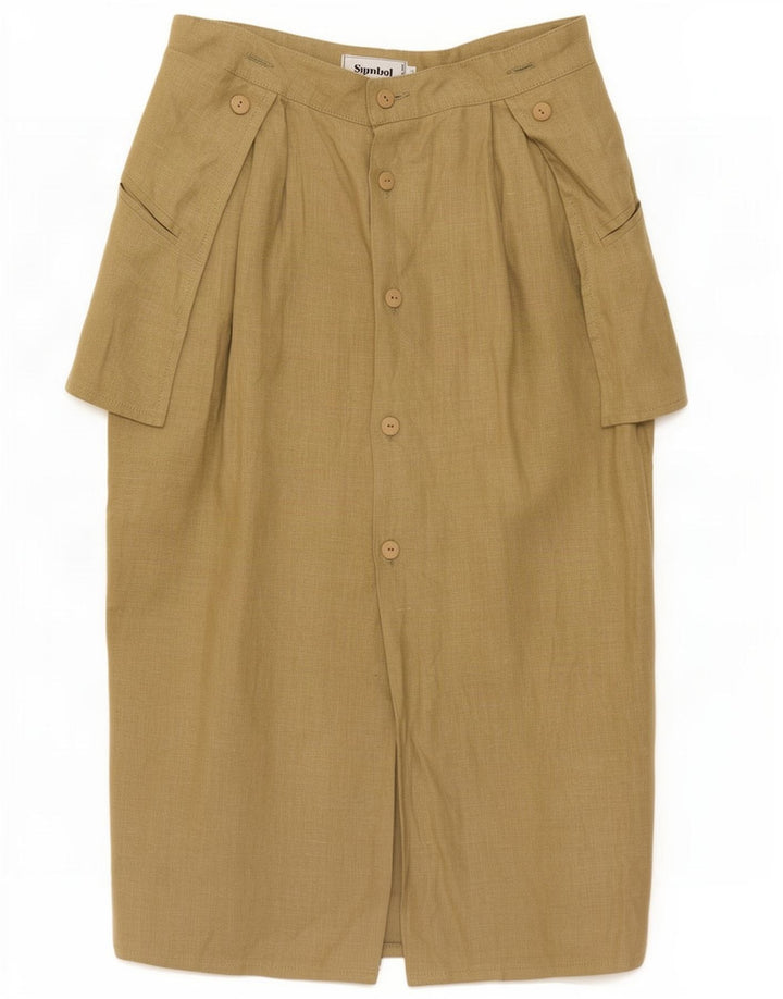 Damska spódnica cargo w stylu vintage IT 44 Medium W26 Khaki
