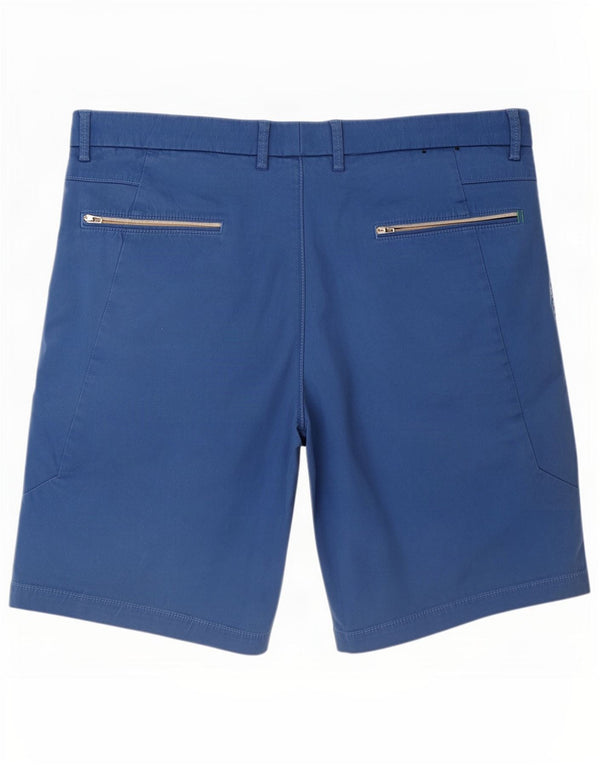 Hugo Boss Męskie spodenki Chino Slim Fit IT 50 Large W34 Niebieskie bawełniane