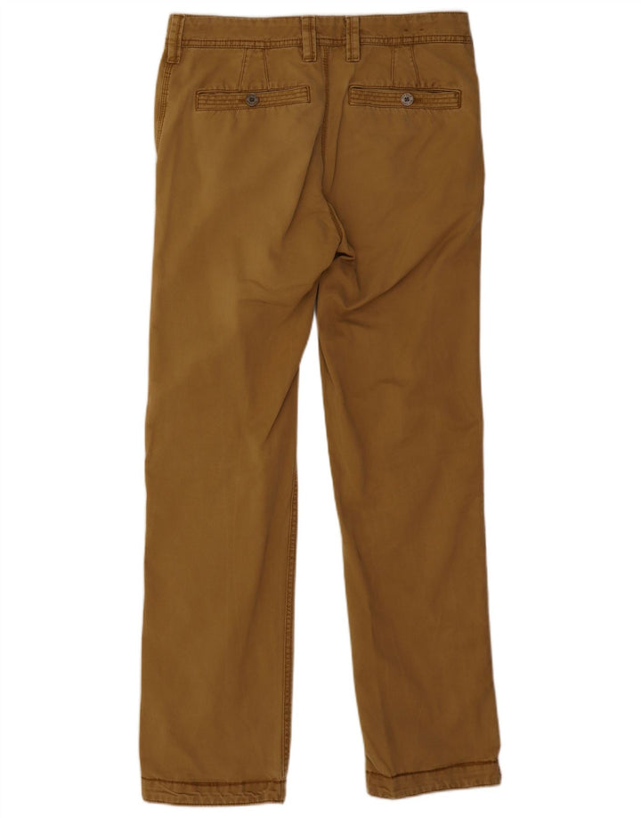 Męskie proste spodnie chino Fat Face W30 L31 Khaki, bawełna