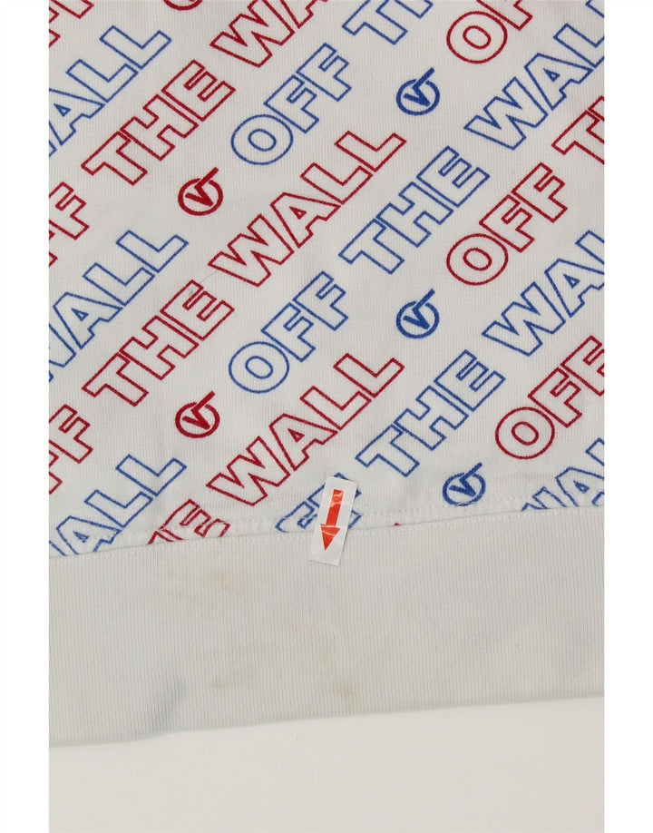 Męska bluza z kapturem Vans Graphic XS, biała, bawełniana