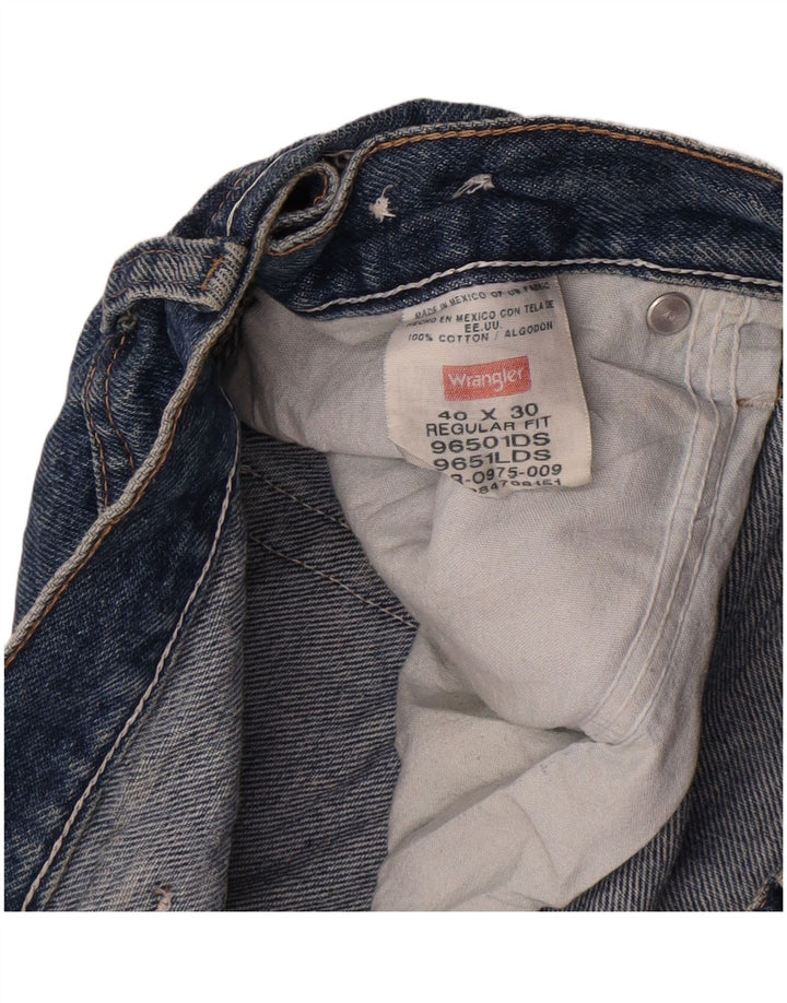 Damskie spodenki jeansowe Wrangler o regularnym kroju W40 2XL, niebieska bawełna