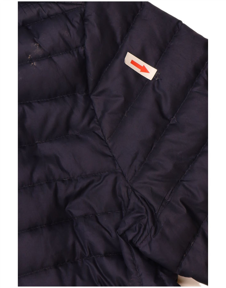 Damska ocieplana kurtka z kapturem Superdry UK 14, średni granatowy poliester