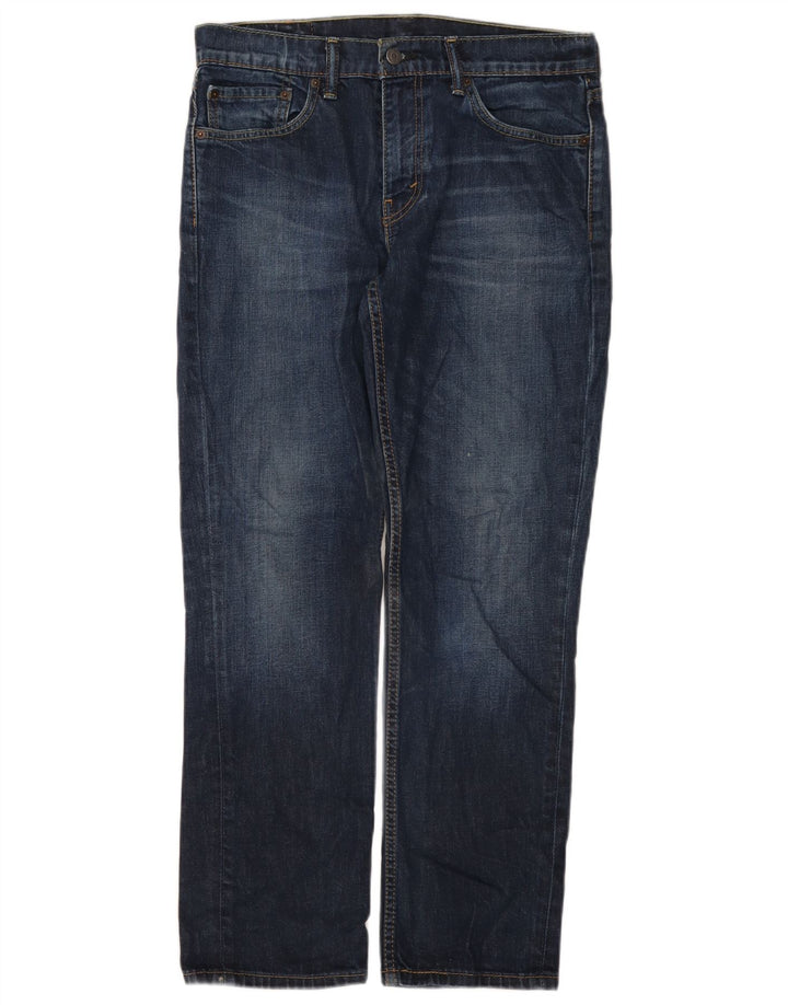 Męskie jeansy Levi's 511 Slim W33 L30 Granatowa bawełna