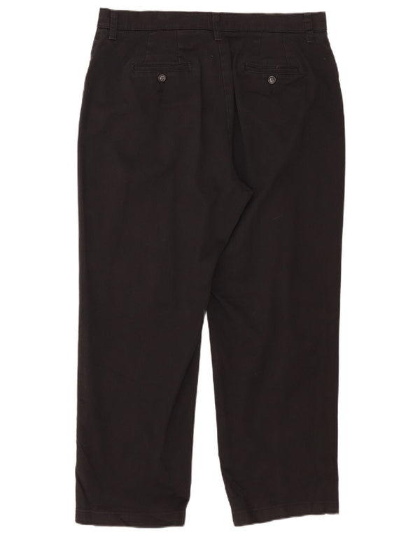 Damskie, luźne spodnie Lee o luźnym kroju US 16 XL W34 L26, czarna bawełna