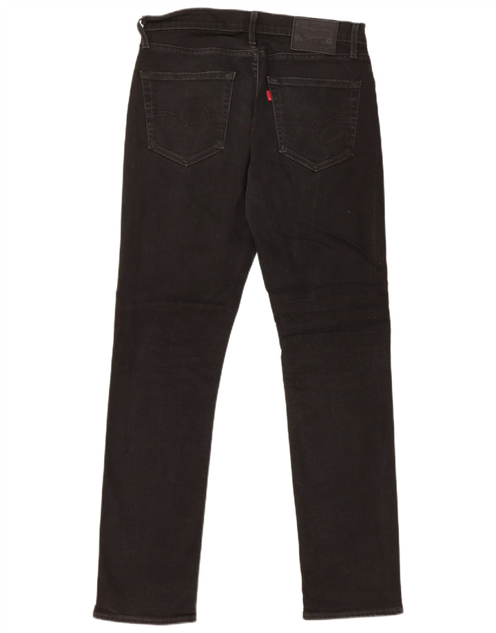 Męskie jeansy Levi's 511 Slim W31 L32 Czarna bawełna