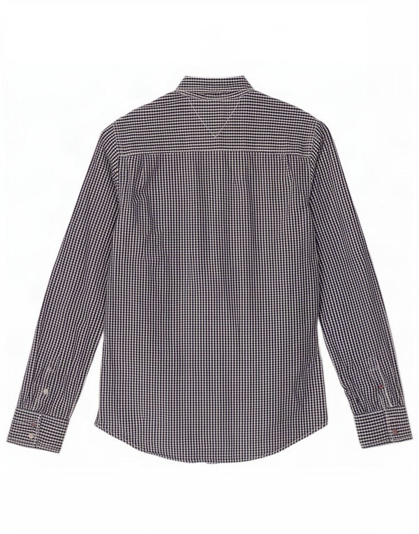 Koszula męska Tommy Hilfiger, duża, granatowa, bawełniana w kratkę