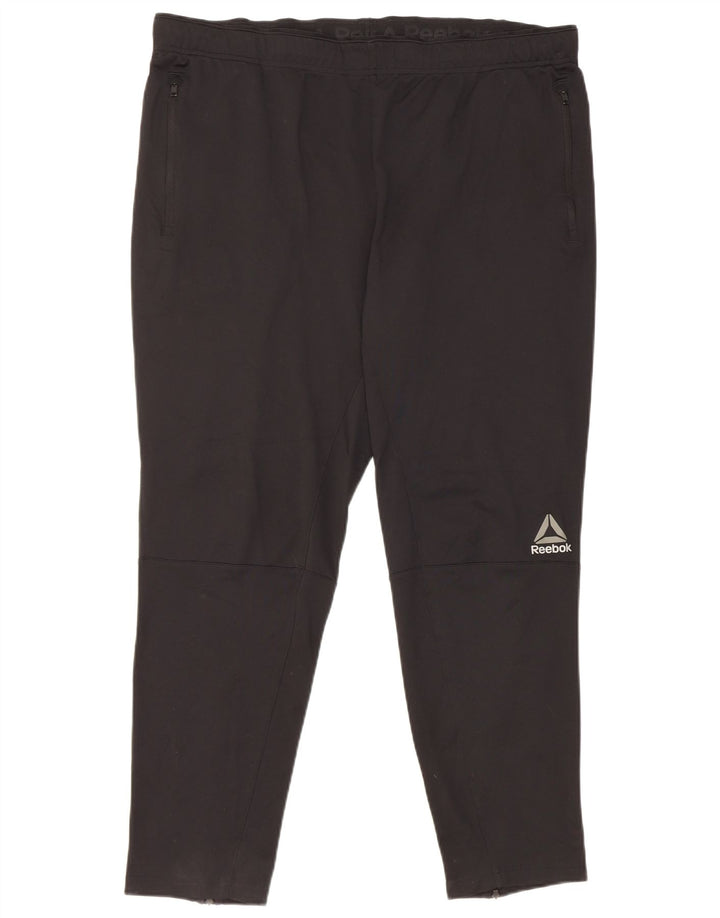 Męskie spodnie dresowe Reebok Speedwick XL, czarne, poliestrowe