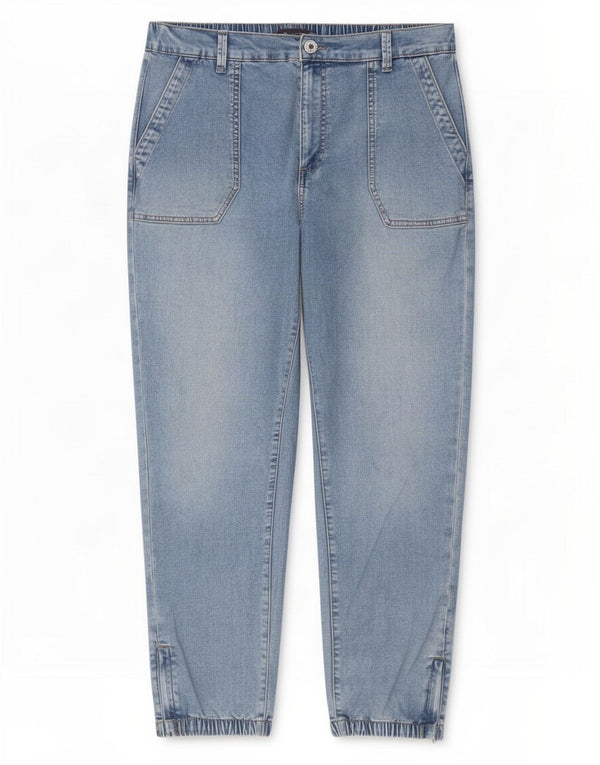 Marks & Spencer Damskie Krótkie Jeansy UK 16 Duże W34 L26 Niebieskie Bawełniane