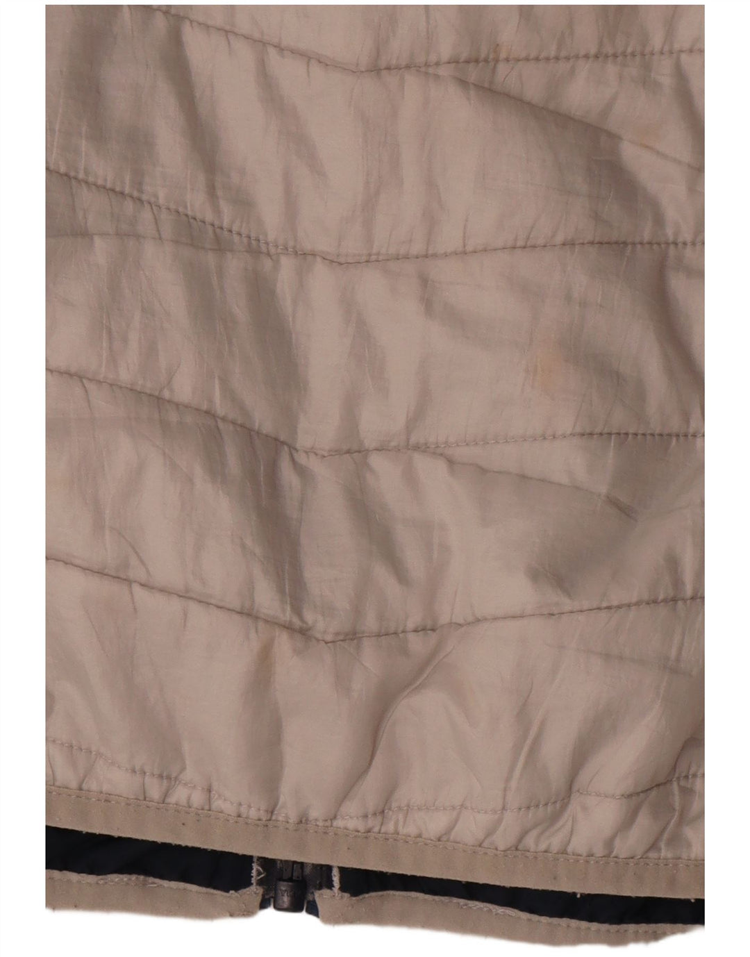 Męska wyściełana kamizelka Timberland UK 38, poliester w kolorze średniej bieli