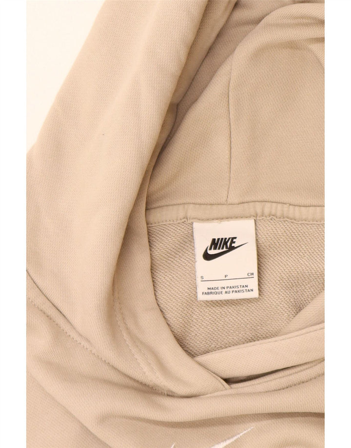 Męski sweter z kapturem Nike, średnio beżowy, bawełniany