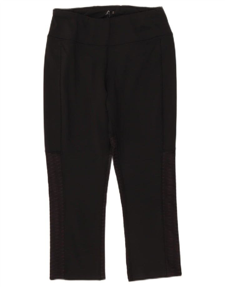 Damskie legginsy Reebok Speedwick Capri UK 8/10 Małe czarne cętki