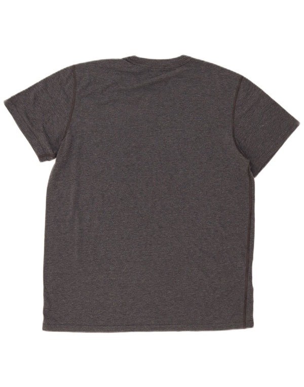 Adidas Męski T-shirt Top Duży Szary Nakrapiany