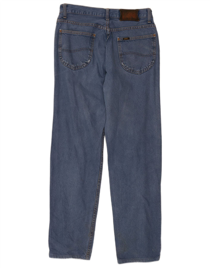 LEE Męskie jeansy Chicago Straight W33 L34 Niebieskie bawełniane