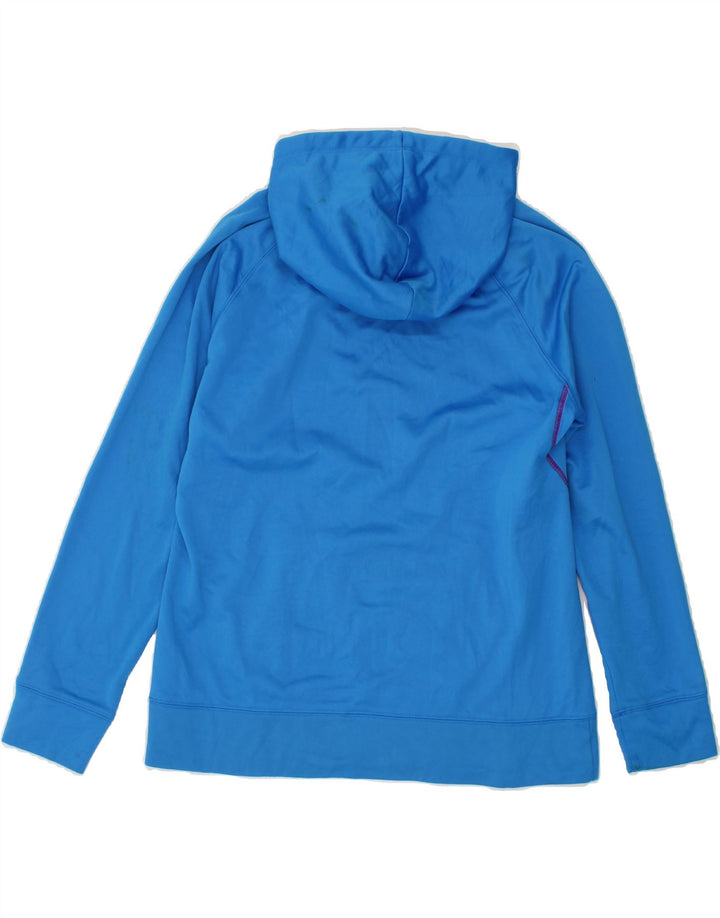CHAMPION Womens Hoodie Jumper UK 16 Large Blue Polyester Vintage Champion and Second-Hand Champion from Messina Hembry 