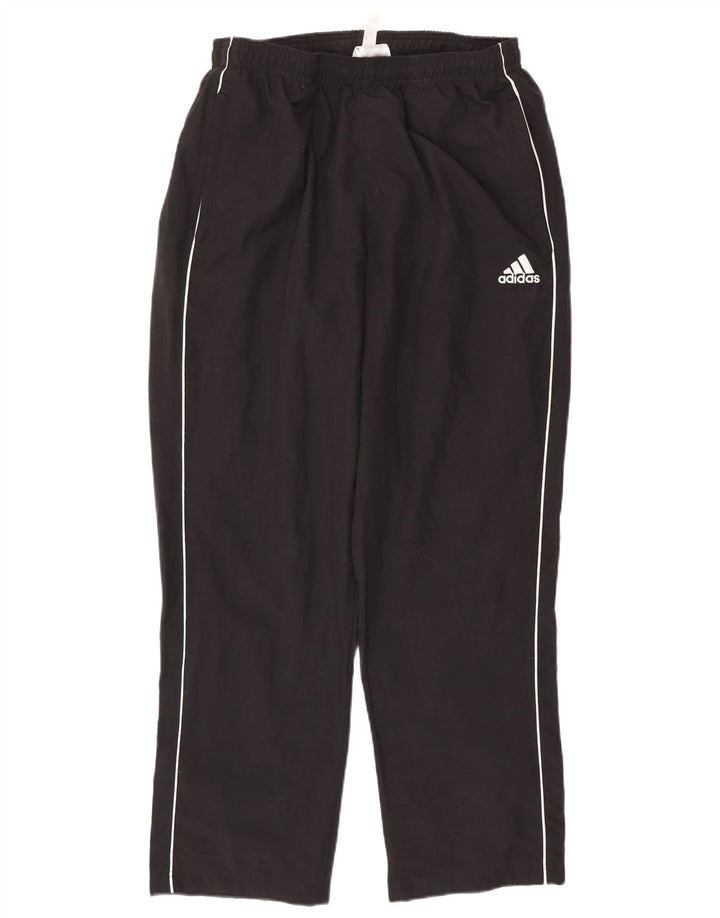 Męskie spodnie dresowe ADIDAS, duże, czarne, poliestrowe