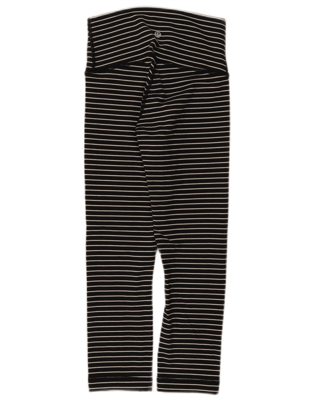 Legginsy dziewczęce Lululemon 7-8 lat, nylonowe czarne paski